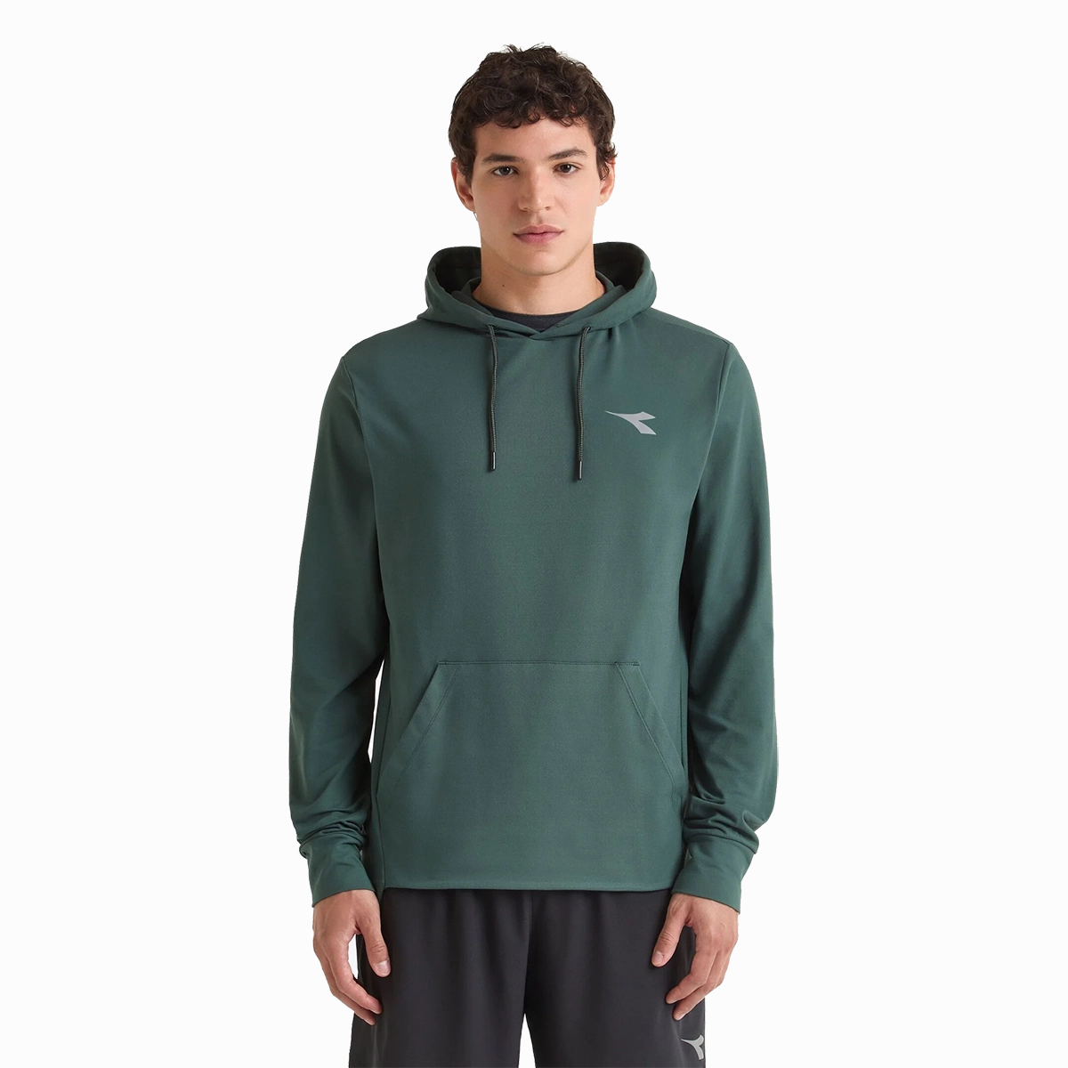 Diadora Jersey Pullover Hoodie Run Crew FlexibleCuffSystem MultiPocketStyle