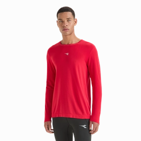 Diadora LS T-Shirt Skin Friendly Multipanel Construction