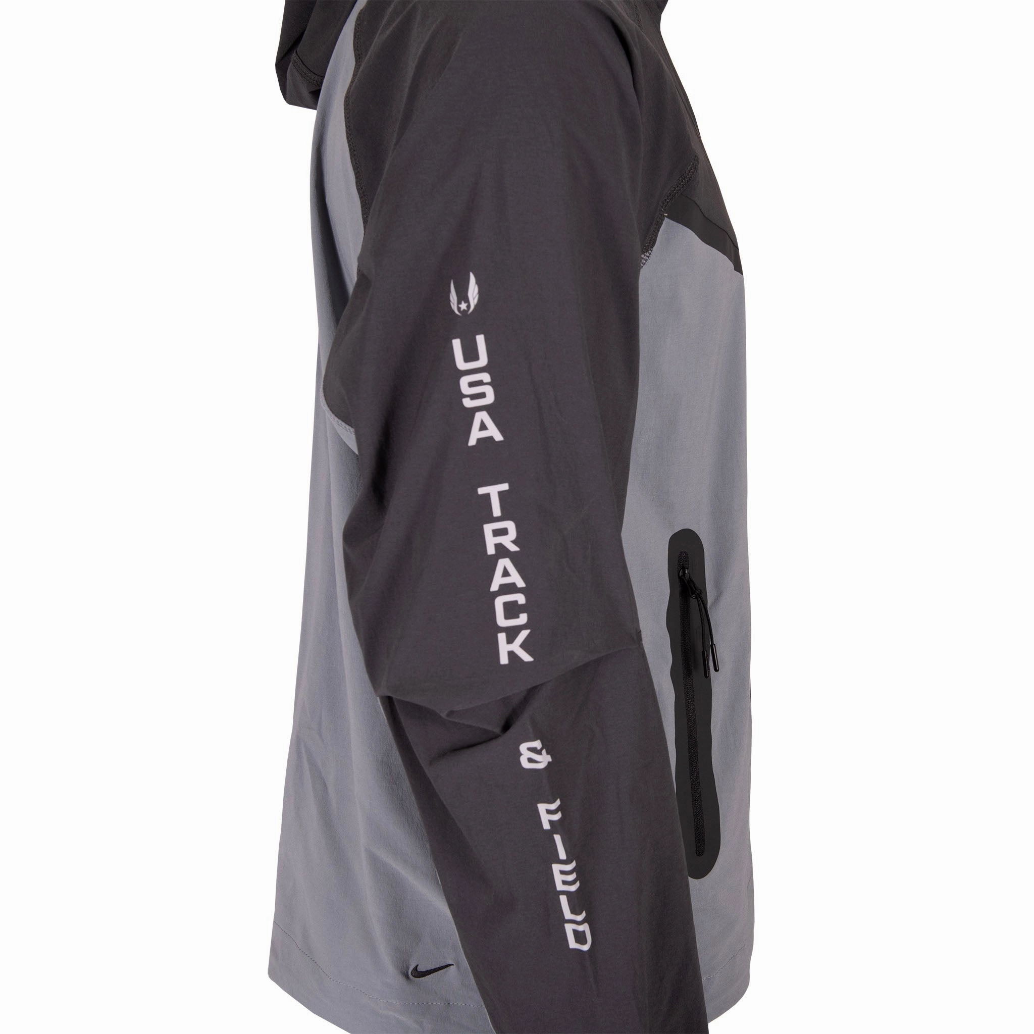 Articulated Ergonomic Fit Bonded Fabric Nike USATF Men's Tech Woven Jacket