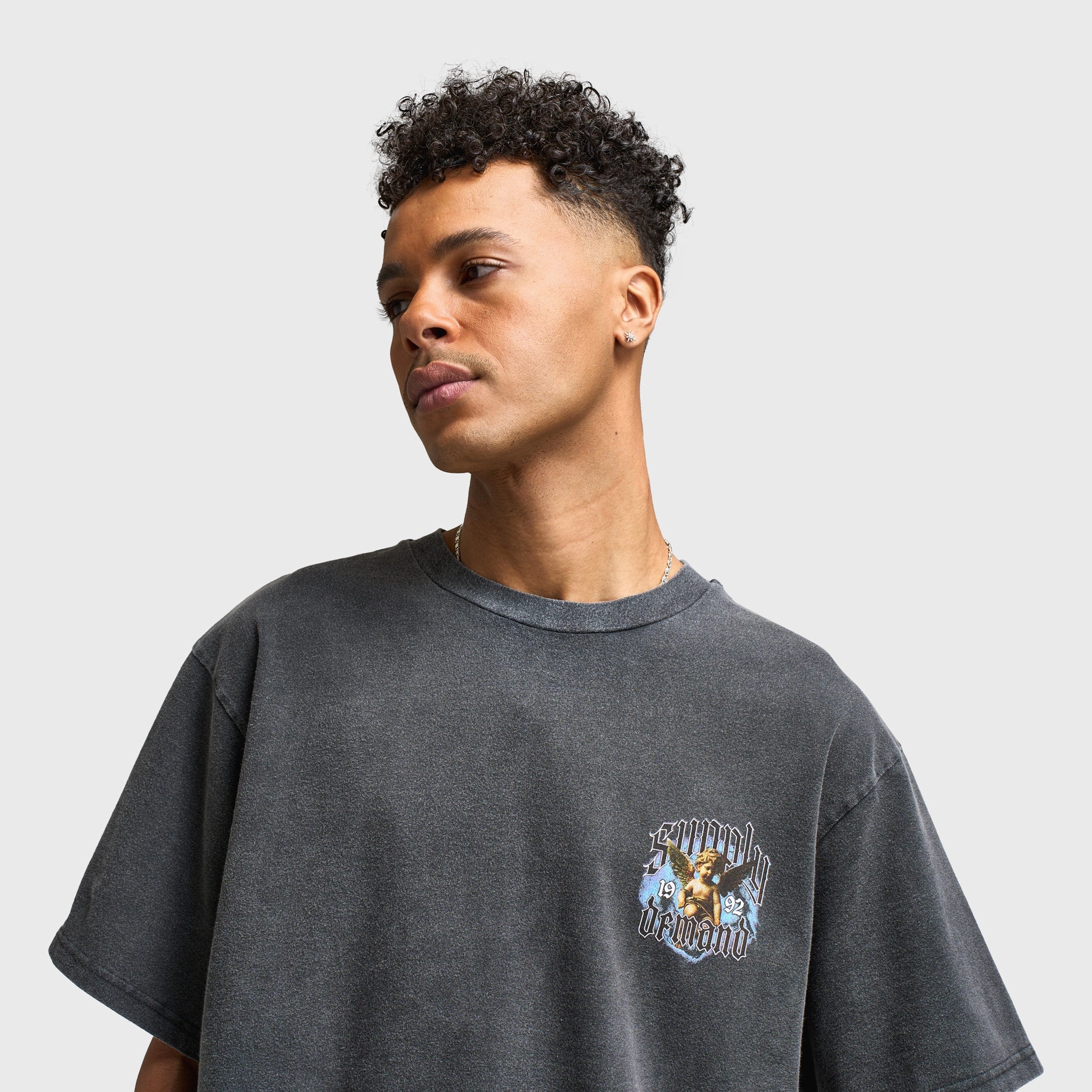Supply & Demand Shug Tee / Black Quick Soft Hydration Pocket