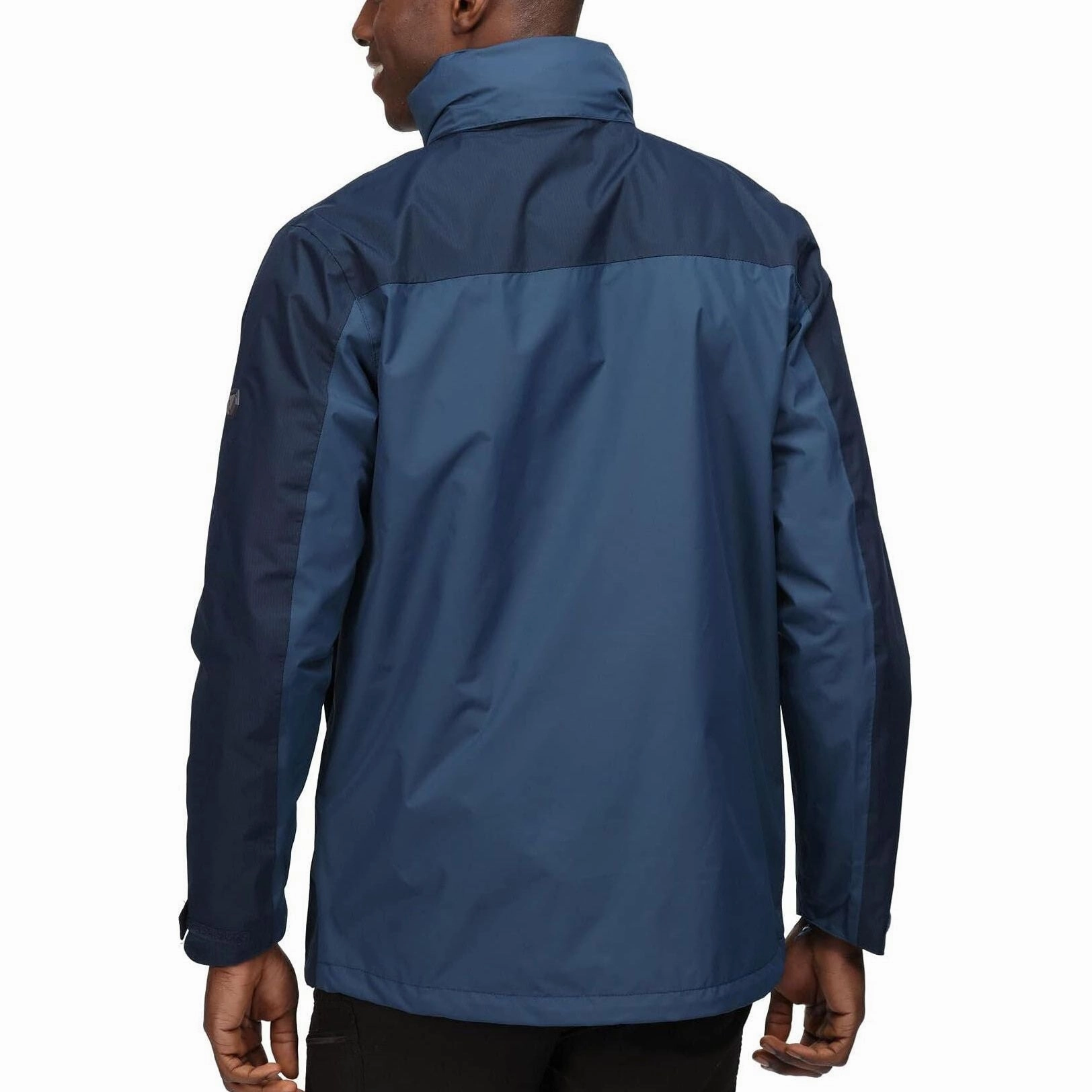 Convertible styles ErgonomicSleeveCut Regatta Telmar IV 3 In 1 Mens Waterproof Jacket - Navy