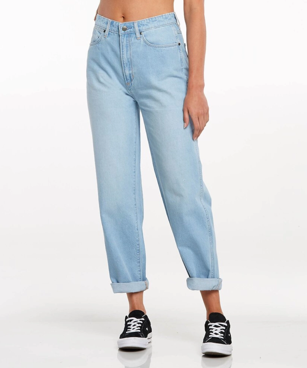 Wrangler Tyler Wide Jeans (Westcoast Blue) Glitter Fit ConvertibleStyle