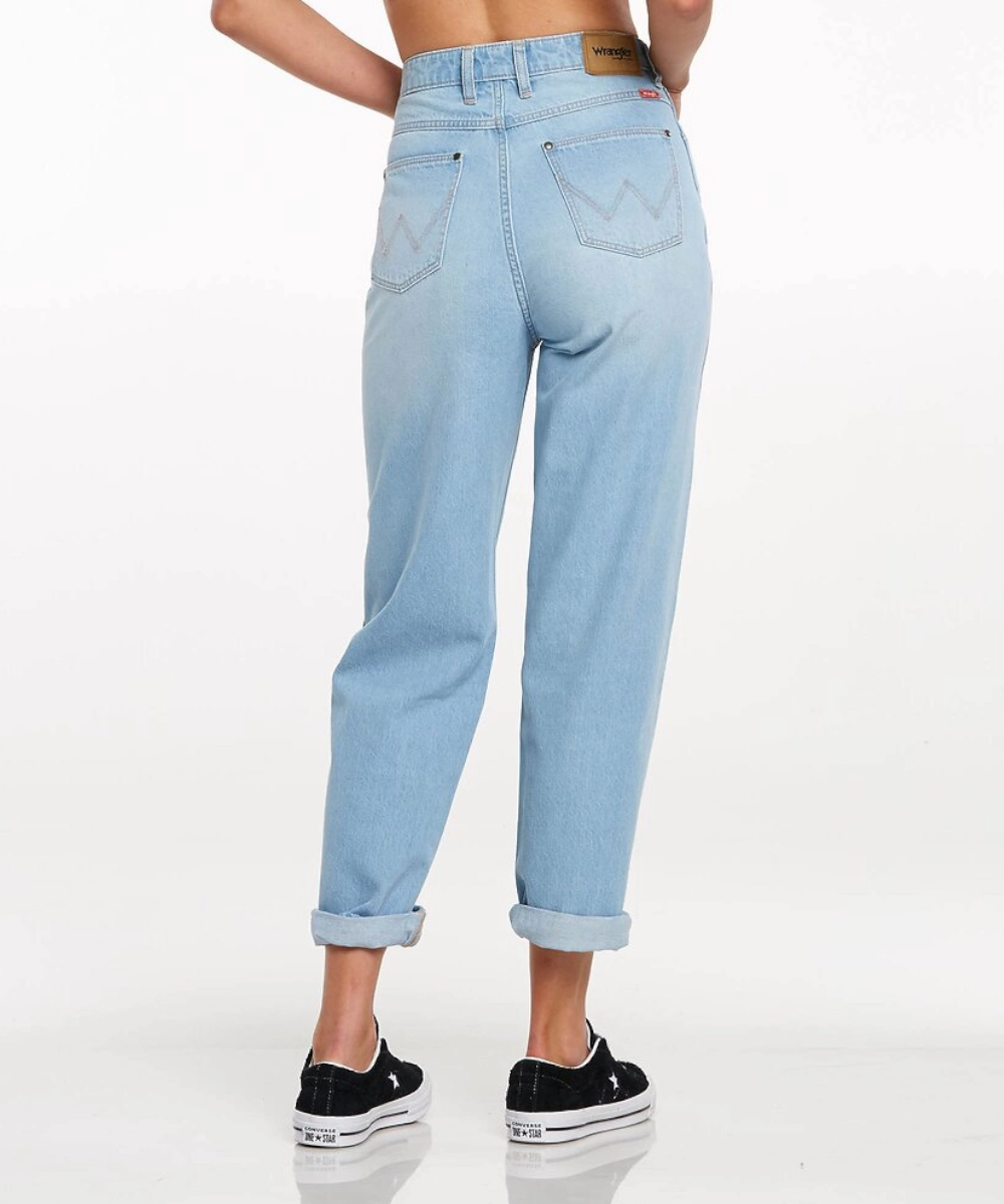 Wrangler Tyler Wide Jeans (Westcoast Blue) Strong Edge ZeroWaste Production