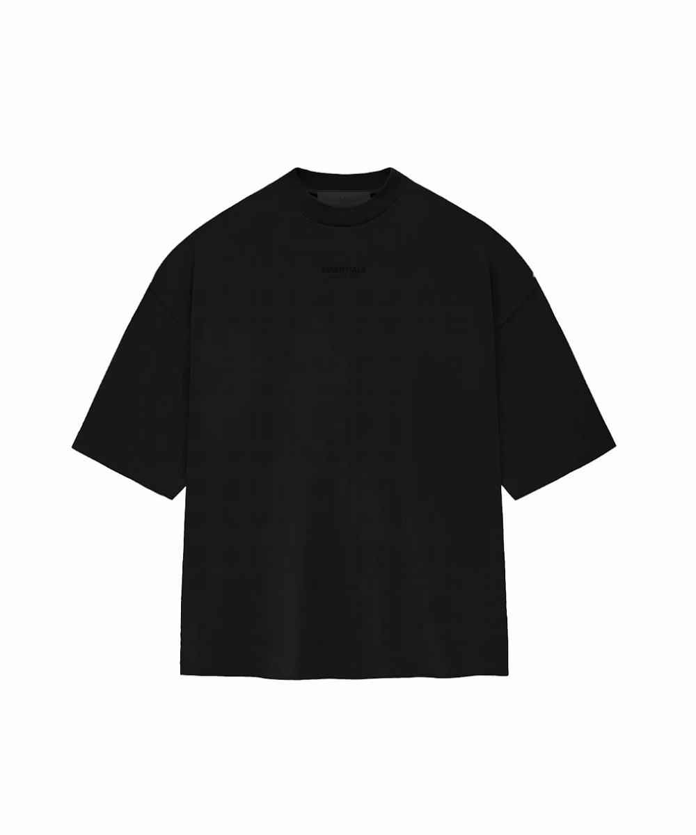 NonRestrictiveCut Fear Of God ESSENTIALS Tee FW23 (Jet Black)
