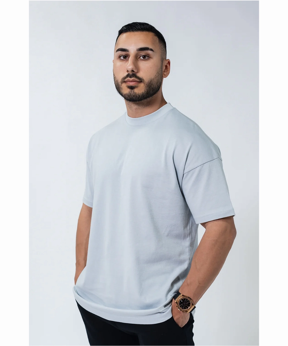 Elite Core UNDRGROUND Double Print Box Fit Tee (Powder Blue)