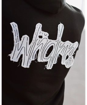 WNDRR Frayed Hood Sweat (Black) Utility Mode