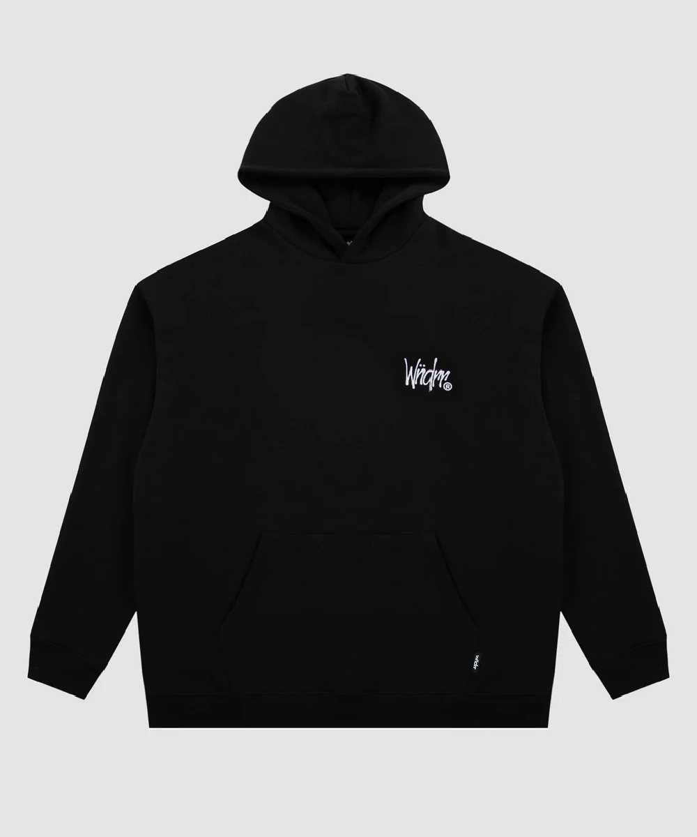 WNDRR Frayed Hood Sweat (Black) WaterRepellentCoating Design Edge