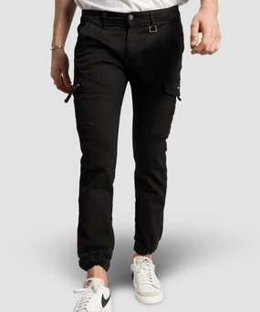Friend Vibe Henleys Lione Denim Pants (Black)