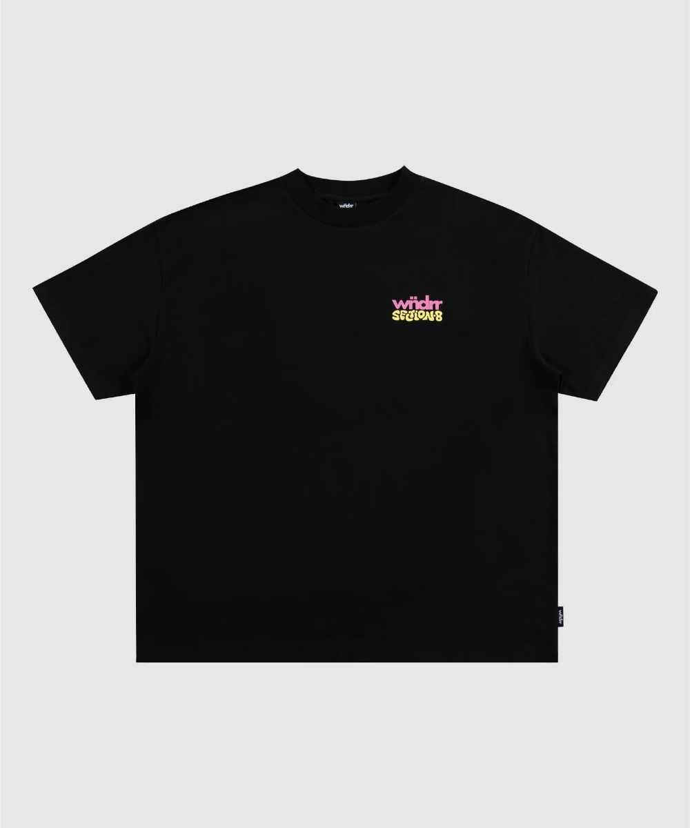 Sheer Glow WNDRR Section 8 Club Tee (Black)
