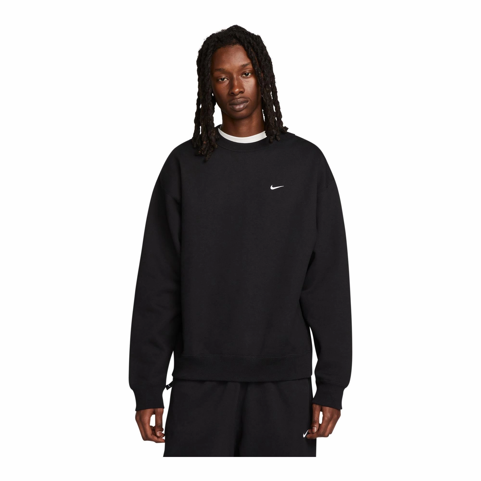 Nike Solo Swoosh Men's Fleece Crew StretchComfort Digital Core