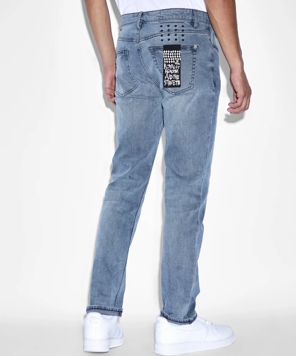 Ksubi Hazlow Hypnotize Jeans (Blue Denim) Suede Mood