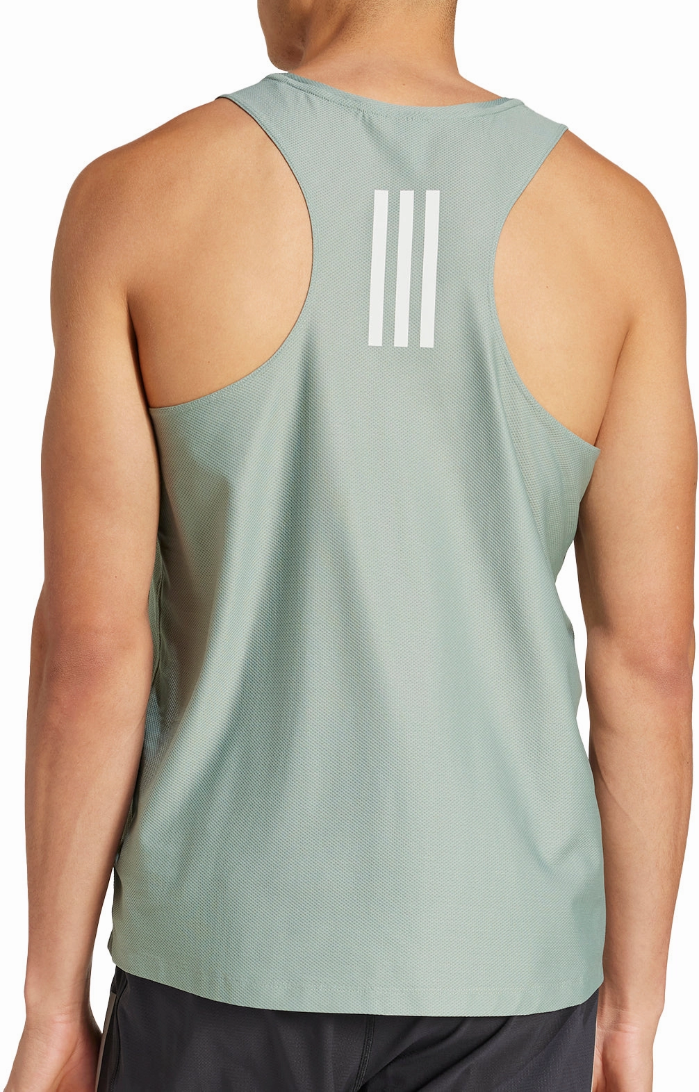 notion adidas Own The Run Mens Running Vest - Green