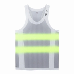 Adjustable drawstring Serene Ease Soar Men's Race Vest Grey / Yellow