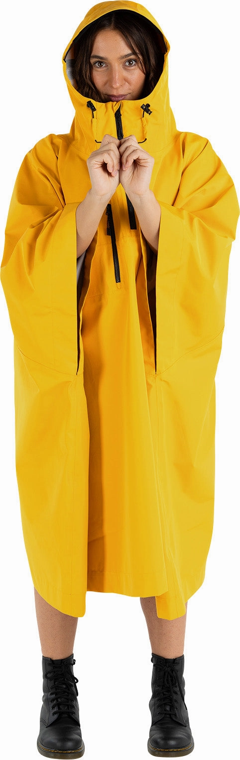 Dryrobe Waterproof Poncho - Yellow FlexibleCuffSystem