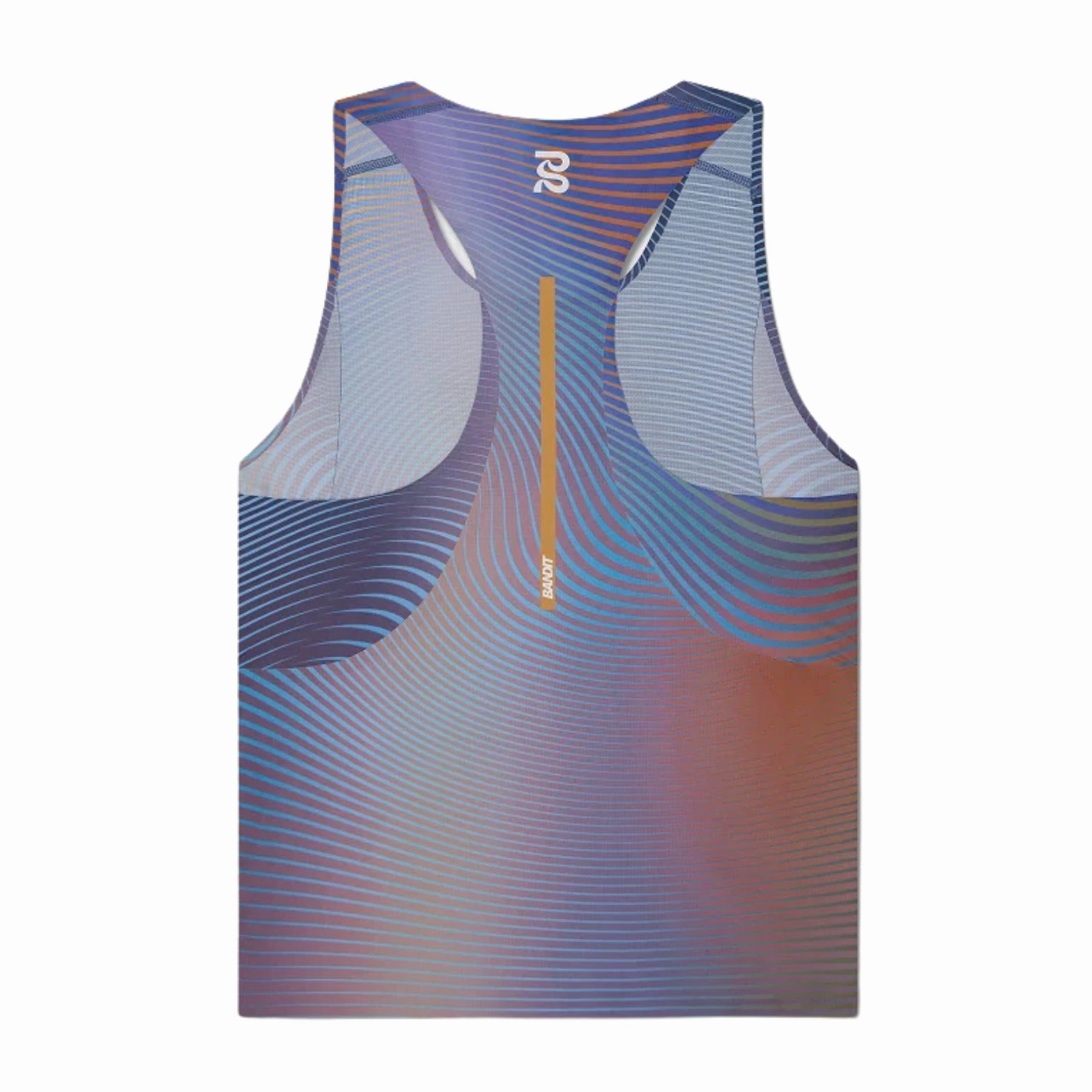 Men's Drift Mirage Racing Singlet Gradient Deep Peri Blue / Rust Cyber Core