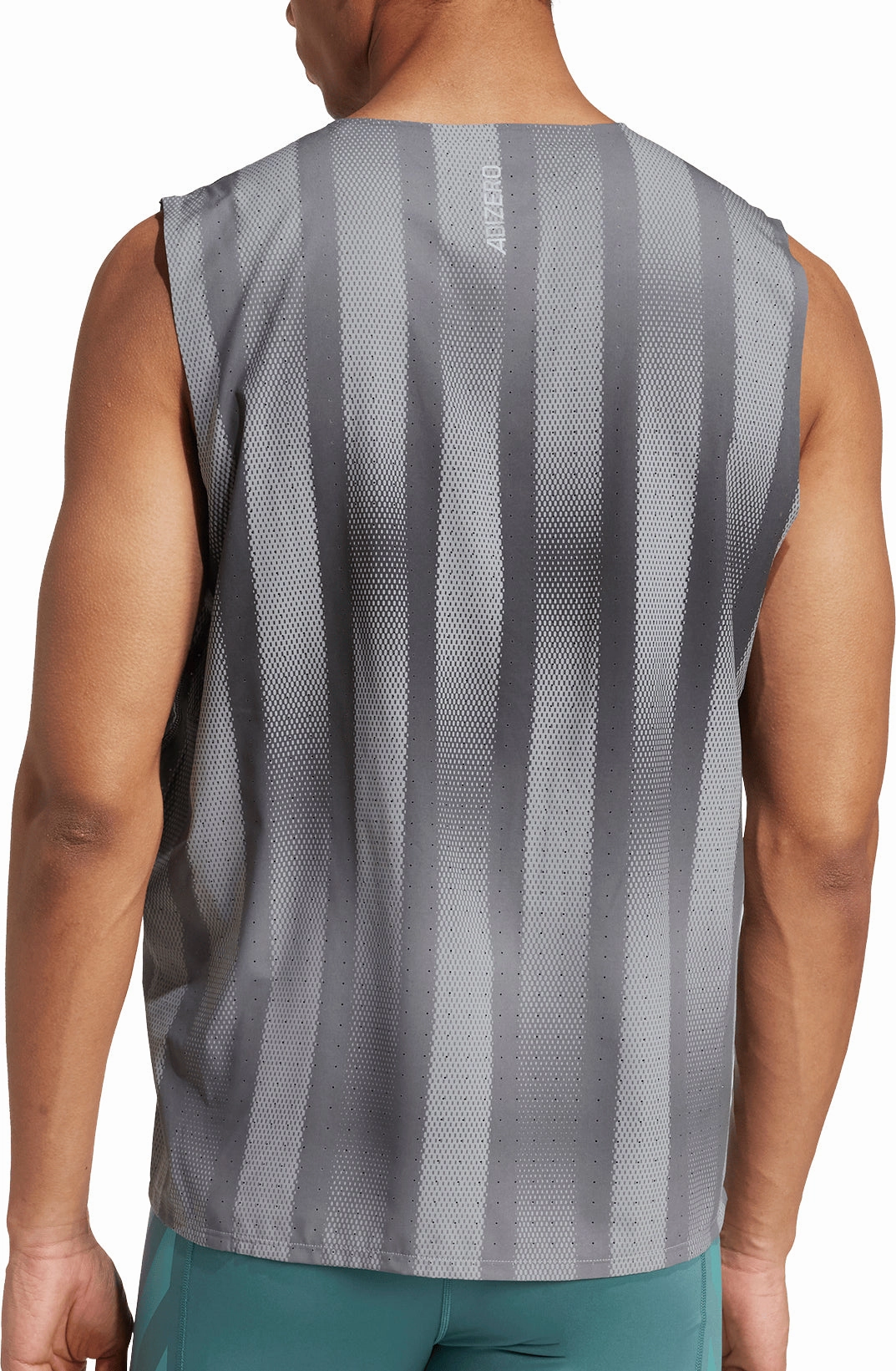 adidas Adizero Pro Mens Running Vest - Grey Affection