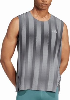 Bold Design adidas Adizero Pro Mens Running Vest - Grey