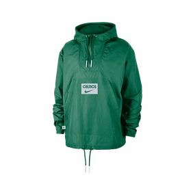 Soft Weather Wear Nike NBA Boston Celtics Club Courtside Men's Anorak