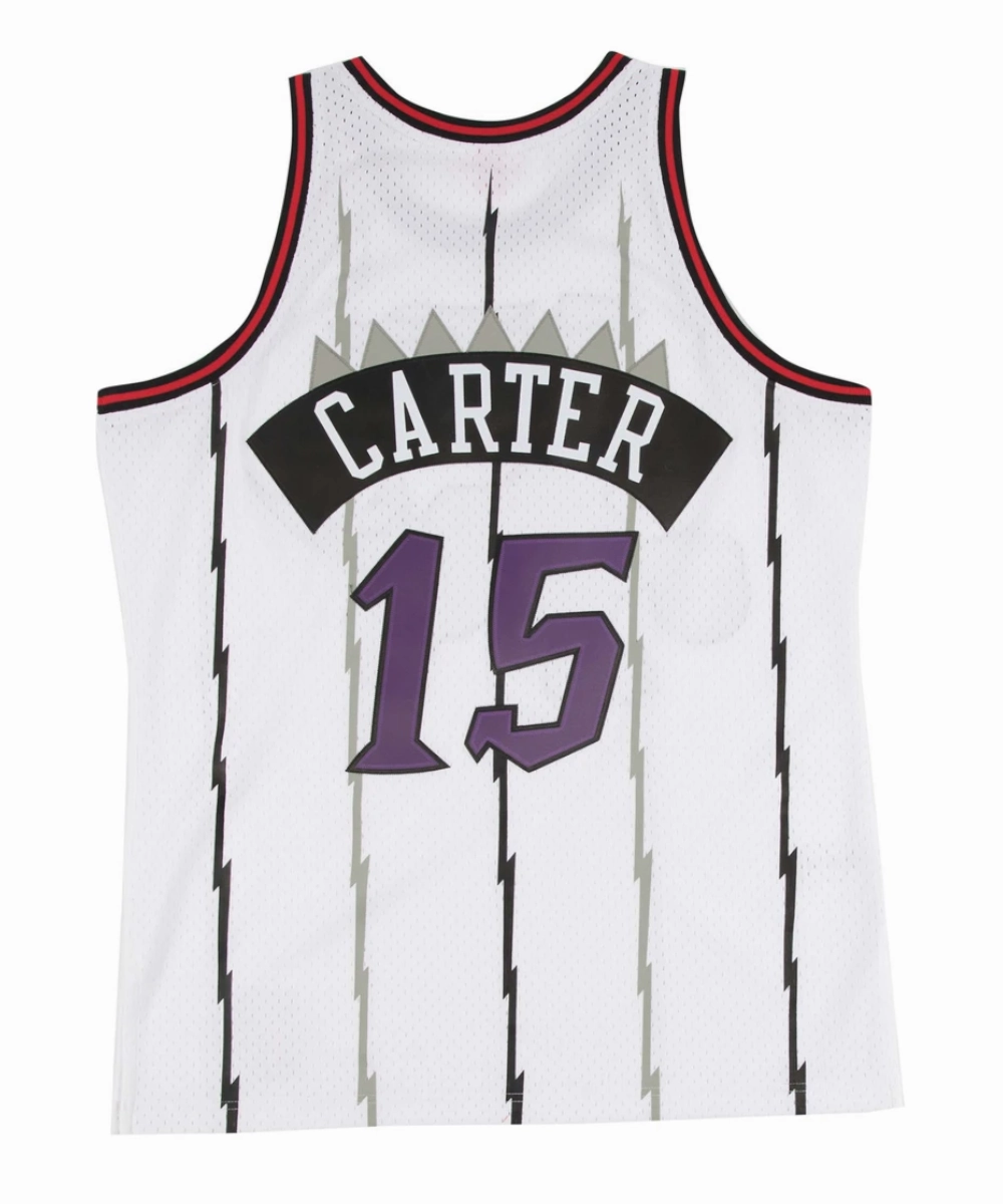 QuickDryDesign Toronto Raptors Vince Carter 1998 Swingman Home Jersey