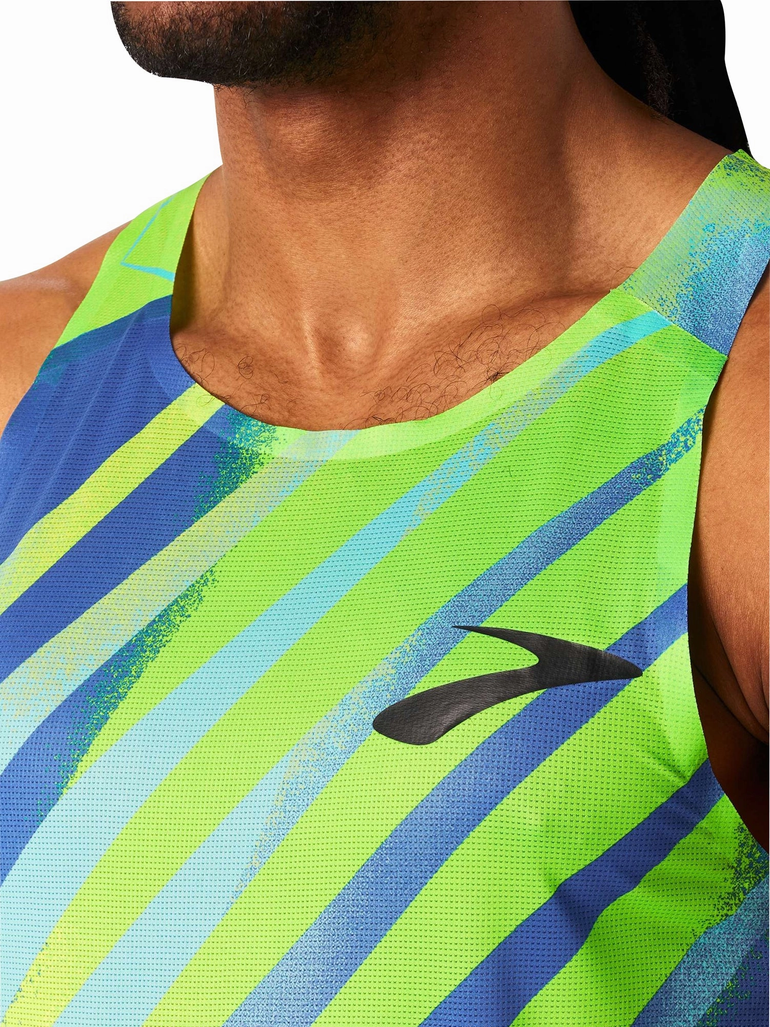 made in Europe Trusted Brooks Elite Mens Running Vest - Blue