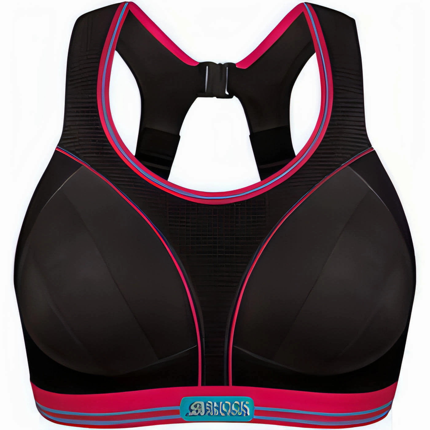 gemstone Shock Absorber Ultimate Run Womens Sports Bra - Black