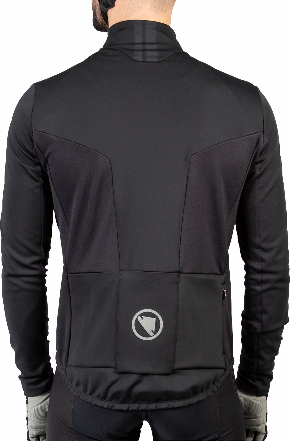 Recycled materials Endura FS260 Pro Roubaix Long Sleeve Mens Cycling Jersey - Black