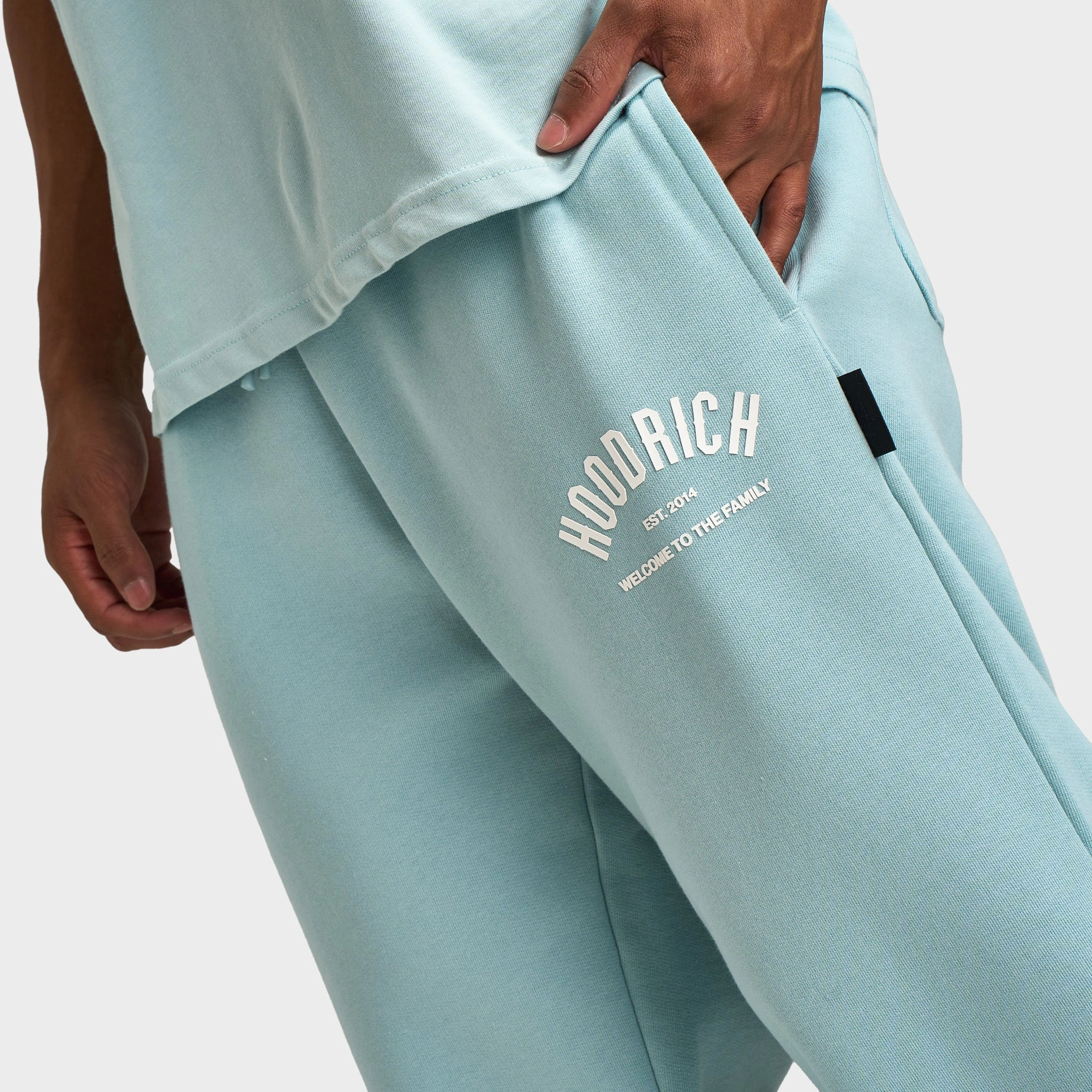 QuickRecovery Stretch Material Hoodrich Volcano Joggers Sterling Blue / White