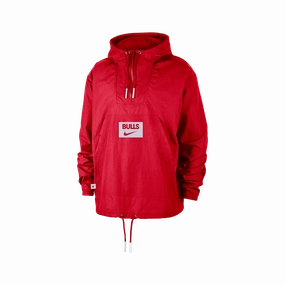 Adaptive Tension Bands All Season Nike NBA Chicago Bulls Club Courtside Men's Anorak