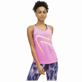 Silicone Print Detail Women's Impact Run Tank Print