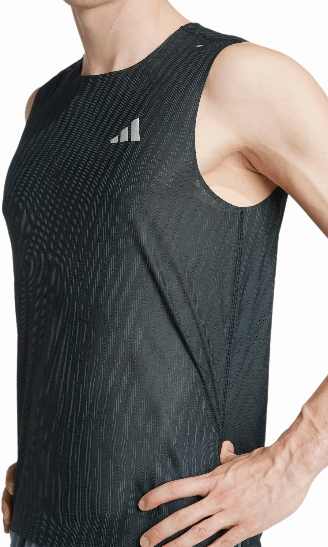 radius adidas ADI365 ClimaCool  Mens Running Vest - Black