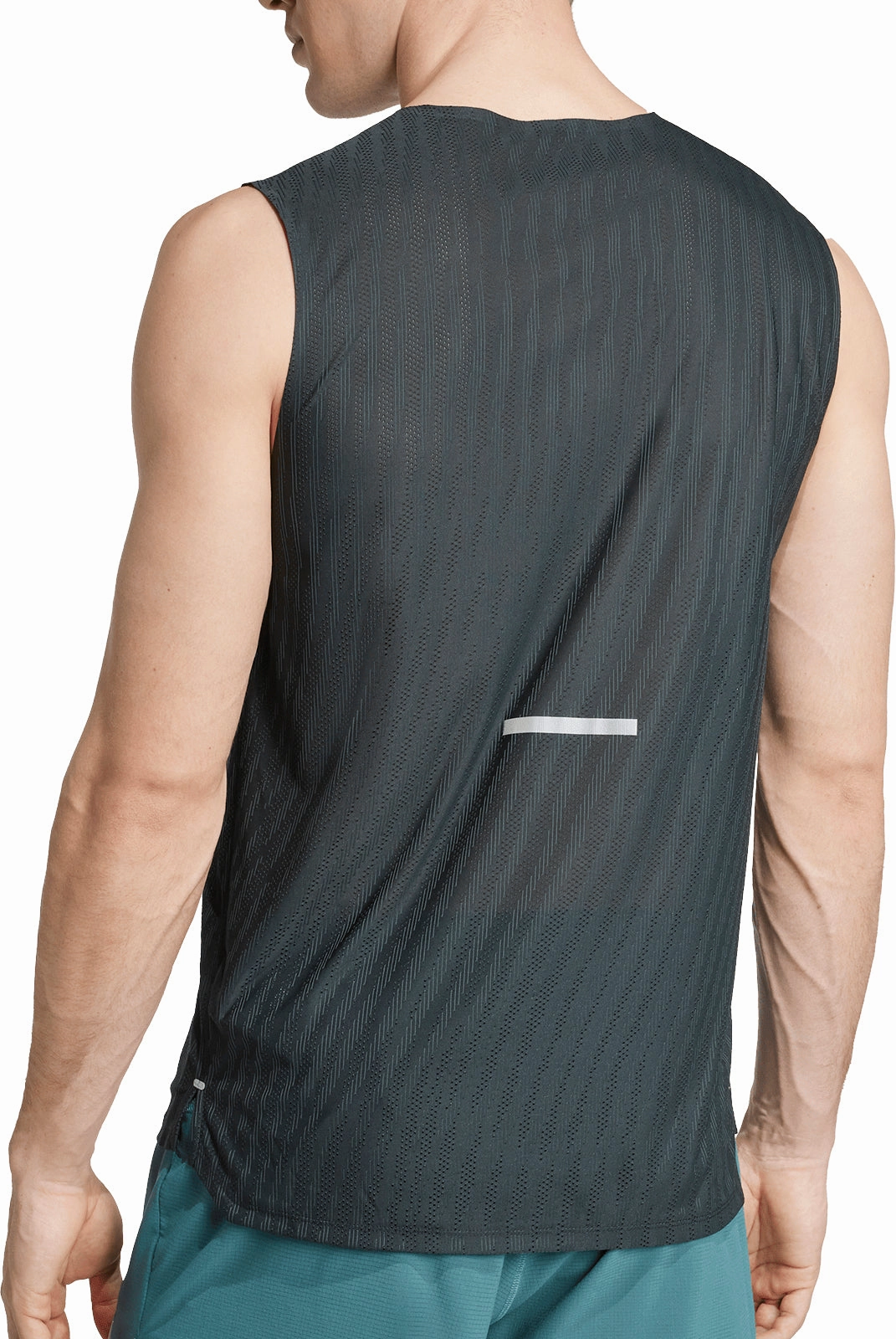 adidas ADI365 ClimaCool  Mens Running Vest - Black easy - care clothing Fat