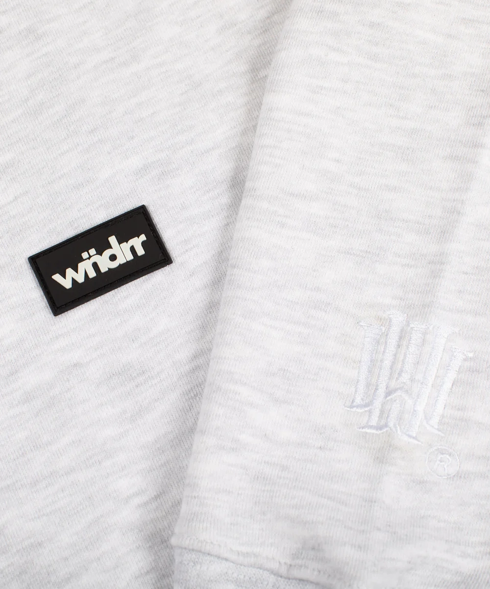 Rush Mode Gloss Glow WNDRR Kingsland Crew Sweat (White Marle)