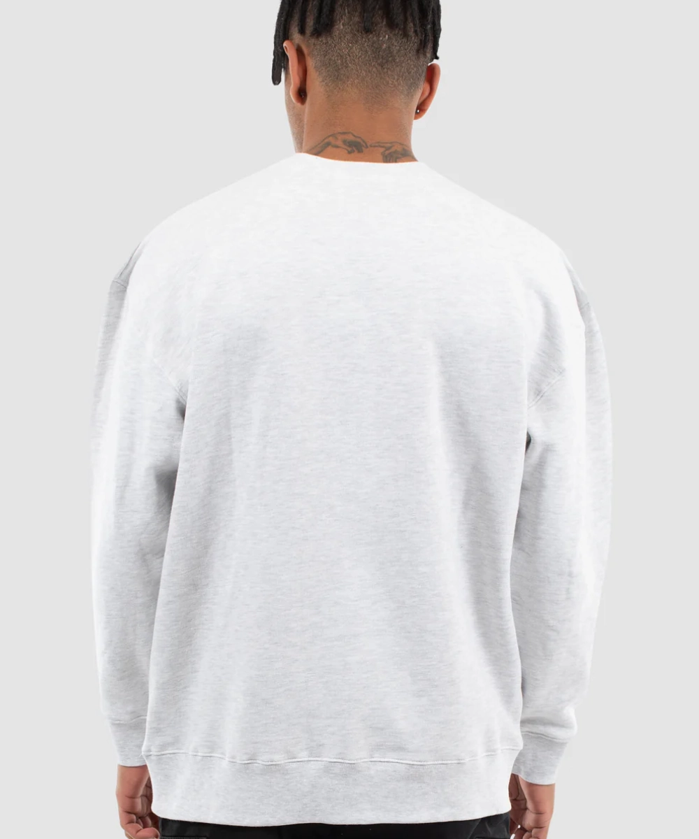 Vision Fit WNDRR Kingsland Crew Sweat (White Marle)