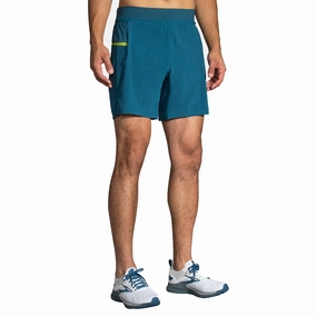 Brooks Sherpa 7" 2-in-1 Short SweatAbsorbingTexture