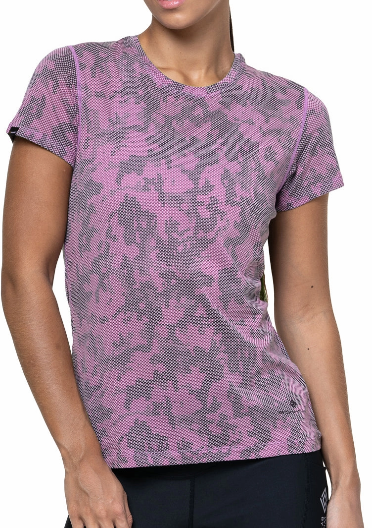 Ronhill Tech Golden Hour Short Sleeve Womens Running Top - Purple Comfortable fit