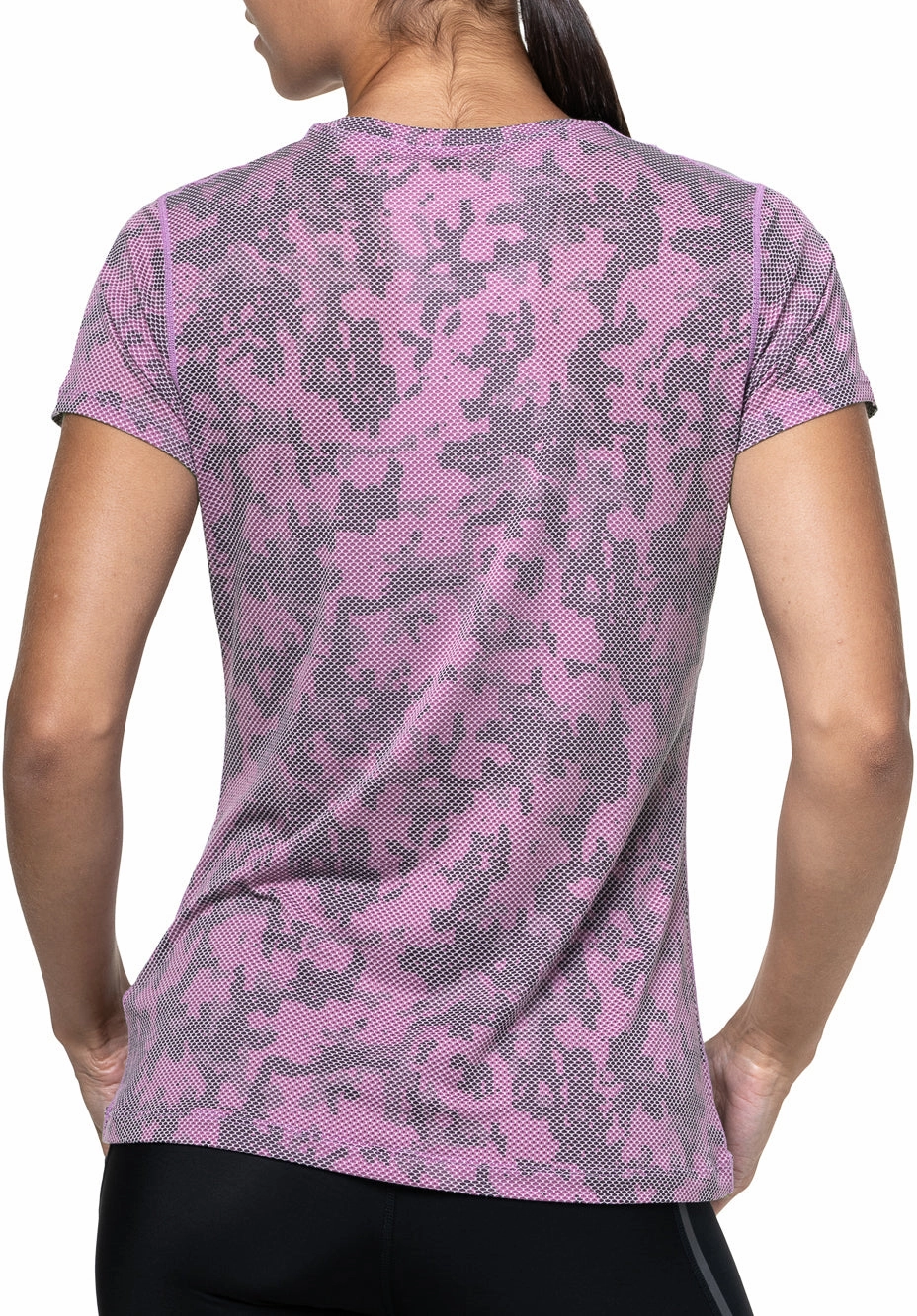 Ronhill Tech Golden Hour Short Sleeve Womens Running Top - Purple All-day style Active Comfort Wear