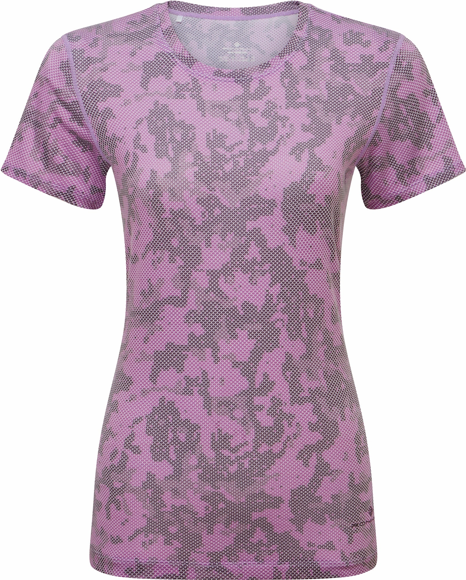 Smart Layering Ronhill Tech Golden Hour Short Sleeve Womens Running Top - Purple