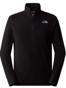 The North Face Ladies 100 Glacier Quart Zip Fleece | BLACK SlipResistantHem NonIrritatingSeams