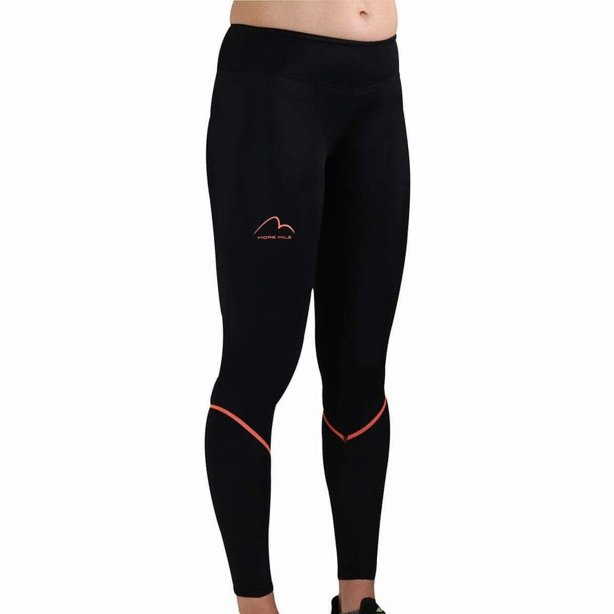 More Mile Womens Compression Tights - Black Beauty expression venue