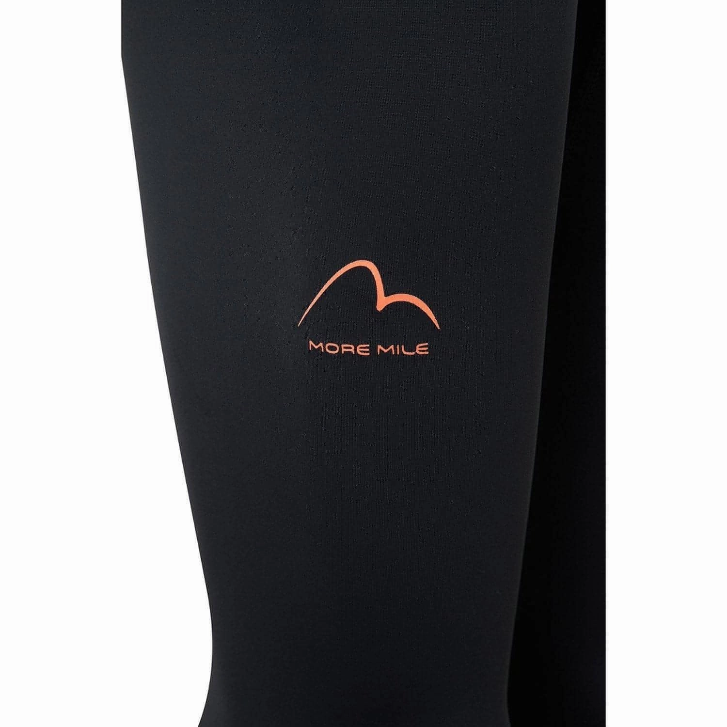 button venue Abrasion Resistant Guard More Mile Womens Compression Tights - Black