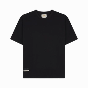 Titan Essential Waffle Tee - Black Removable parts