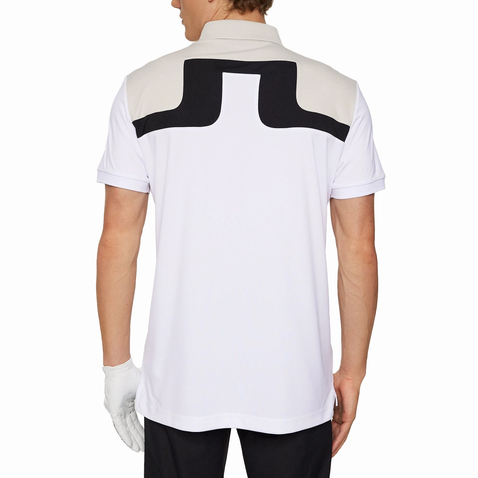 J.Lindeberg Jeff Golf Polo Shirt - White FadeResistant Dye