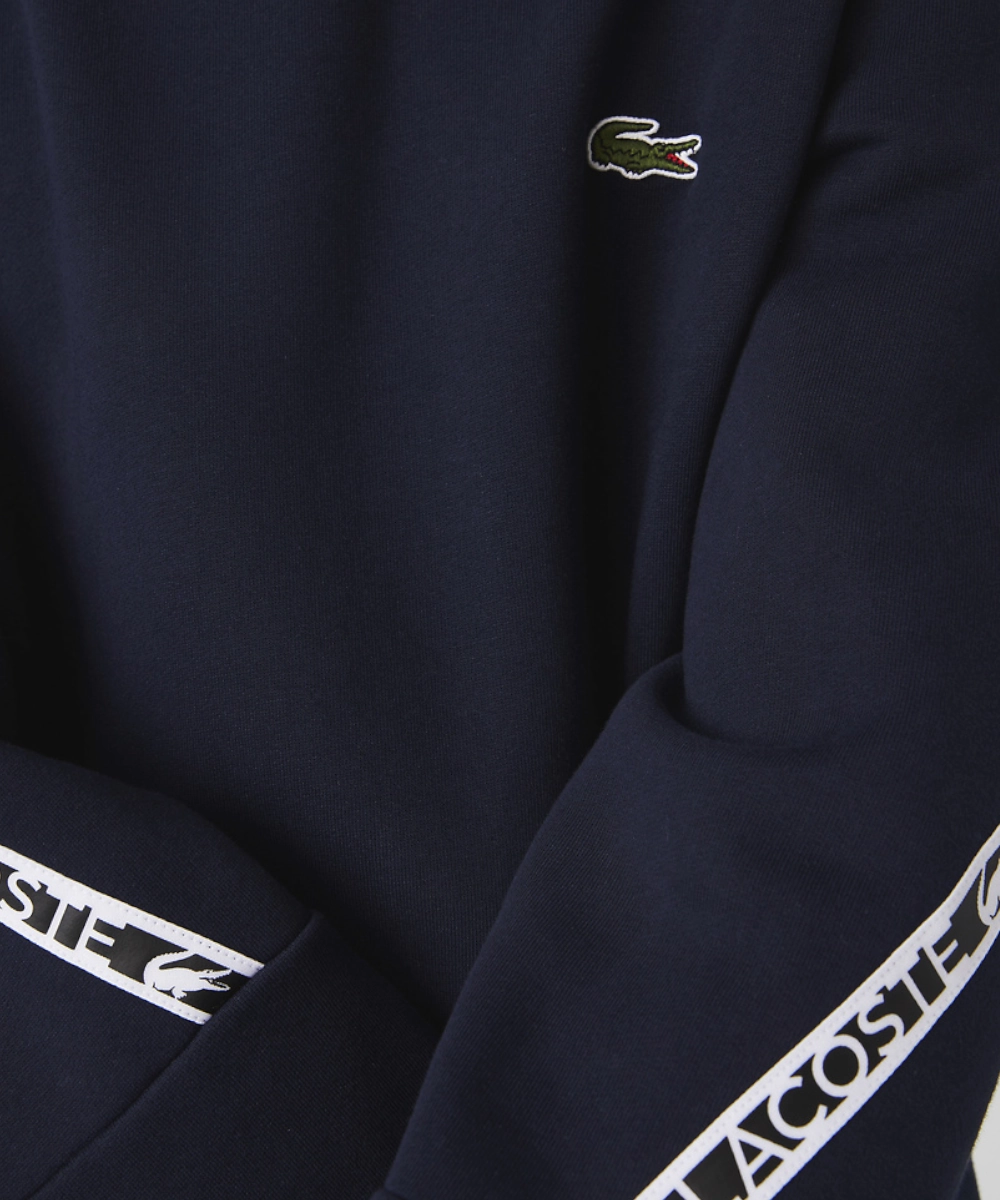 NonRestrictive Movement Lacoste Active Tape Crew Neck Sweater (Navy)