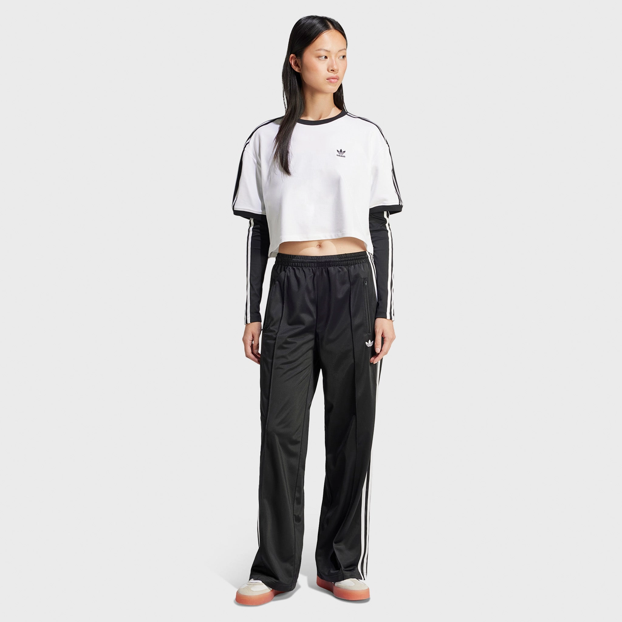 ZeroDistraction Waistline adidas Women's Firebird Loose Track Pant / Black
