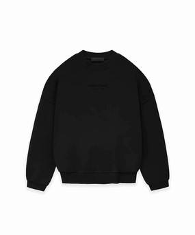 Fear Of God ESSENTIALS Crewneck FW23 (Jet Black) Carnival Look AntiClingFabric
