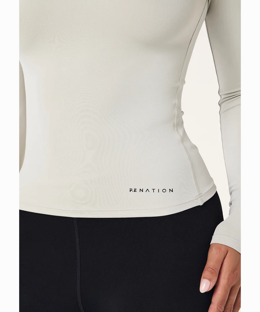 WrinkleResistantClothing Leader Fit P.E Nation Foundation LS Top (Moonstruck)