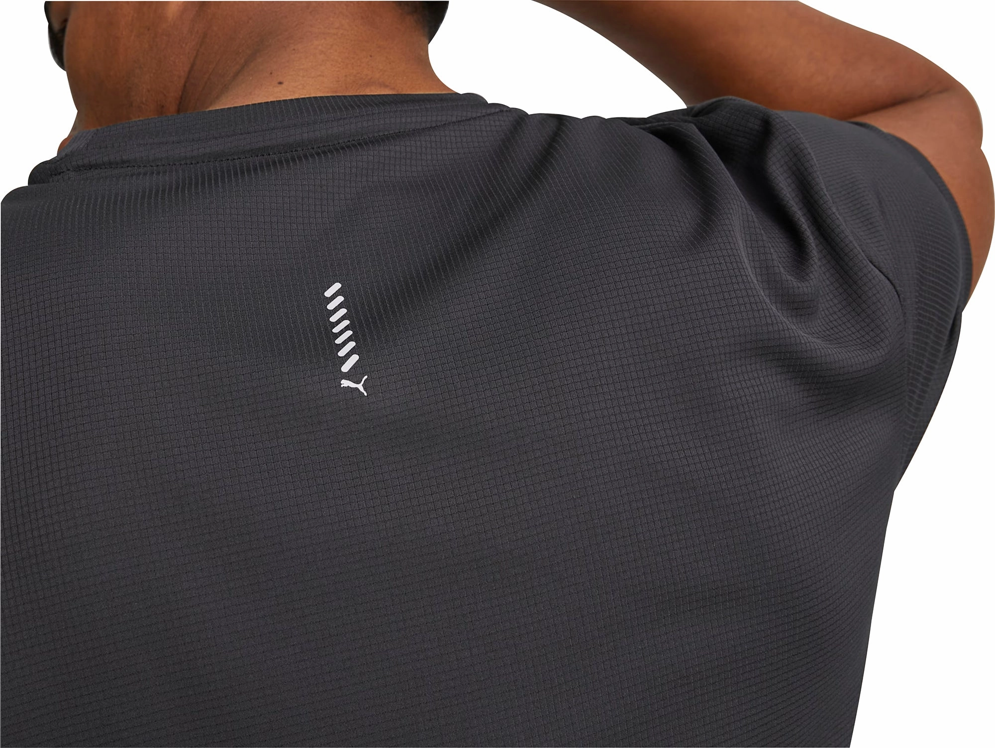 Fashionable Fit Puma Favourite Short Sleeve Mens Running Top - Black