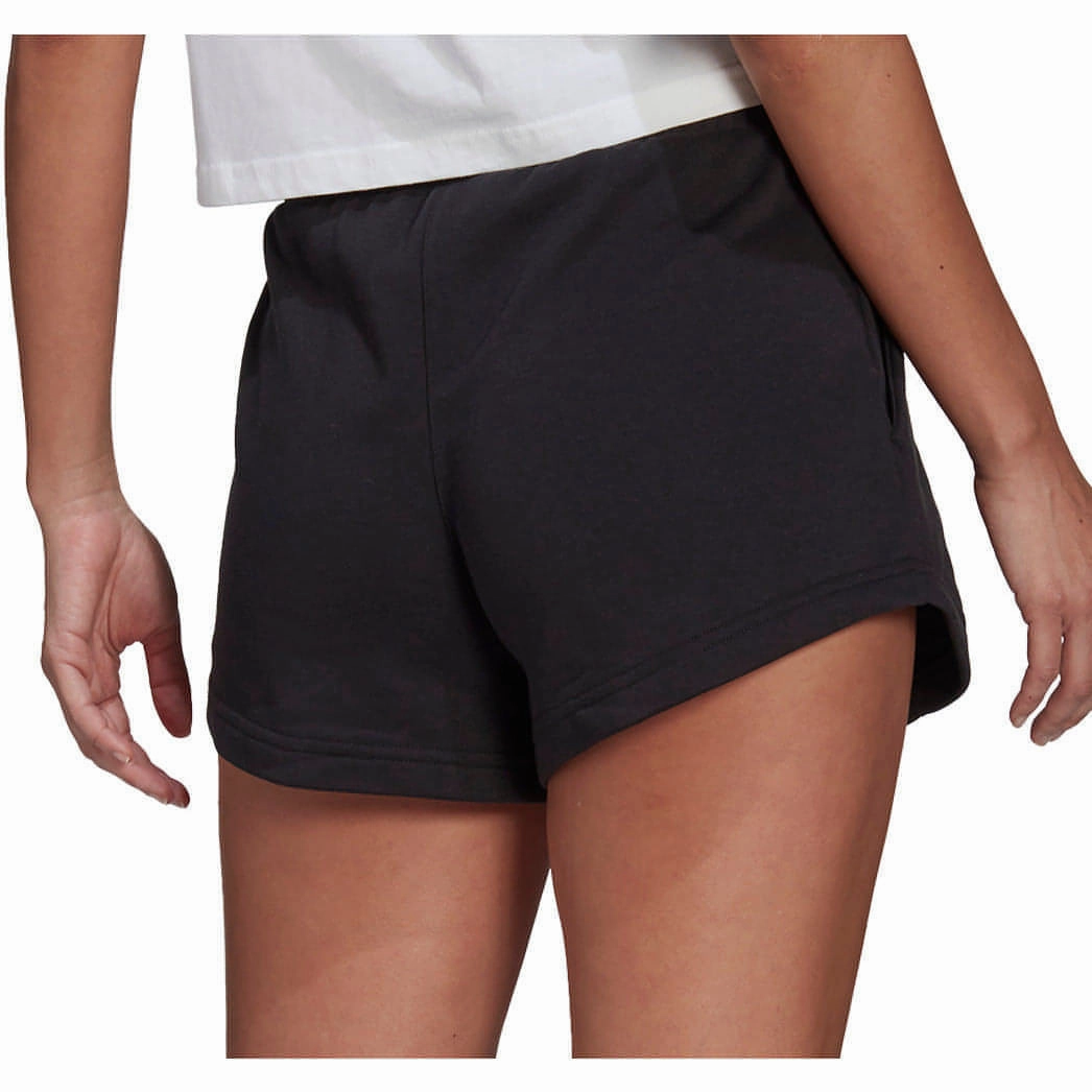 adidas Hyperglam French Terry Womens Training Shorts - Black sports accessory