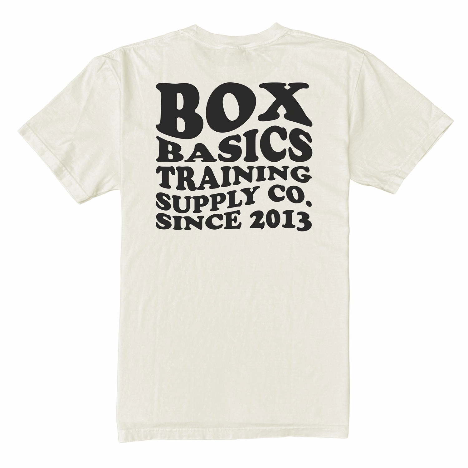 Box Basics Supply Co. Tee Reinforced Shoulder Stitching