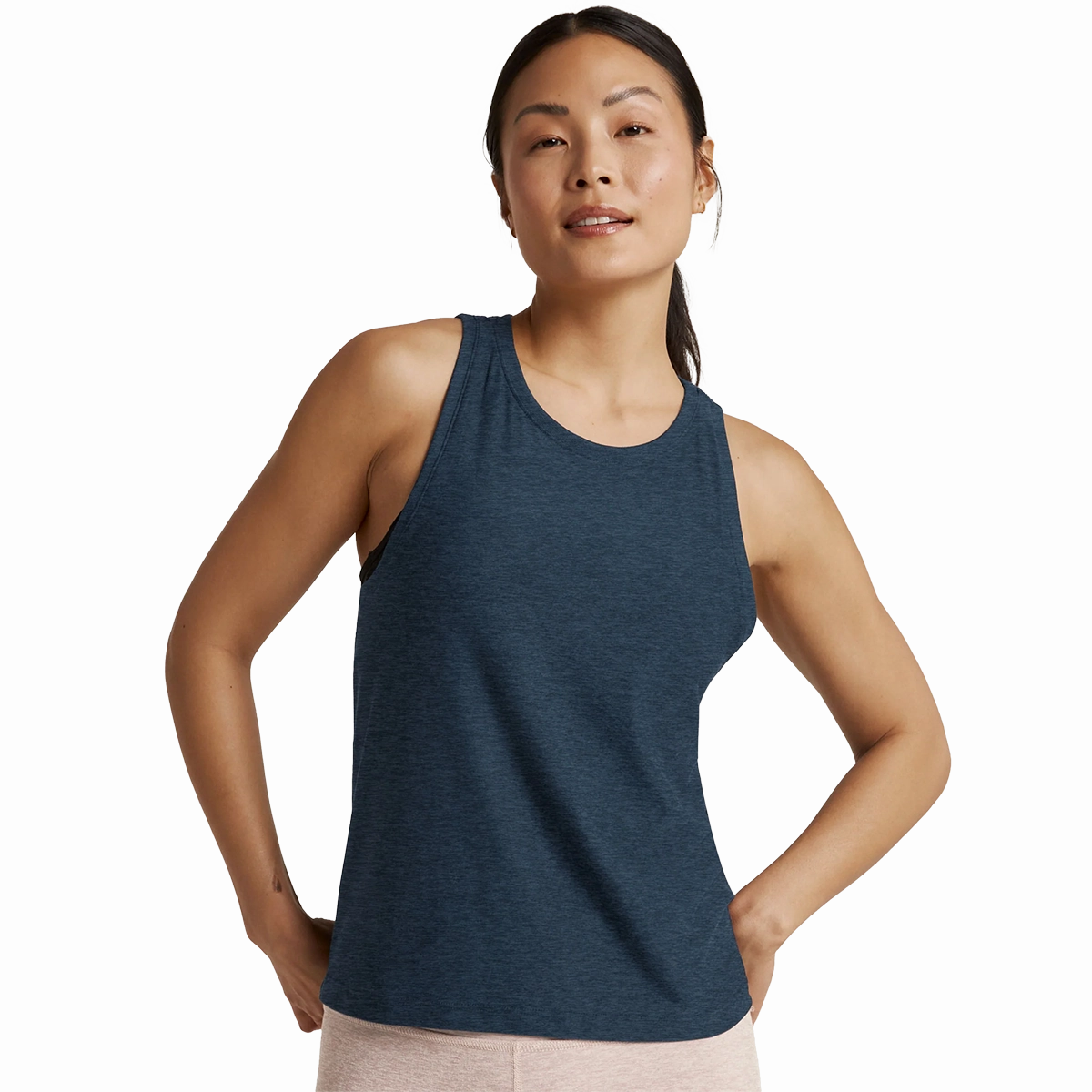 FoldableFeature ReflectiveAccents Beyond Yoga Featherweight Rebalance Tank